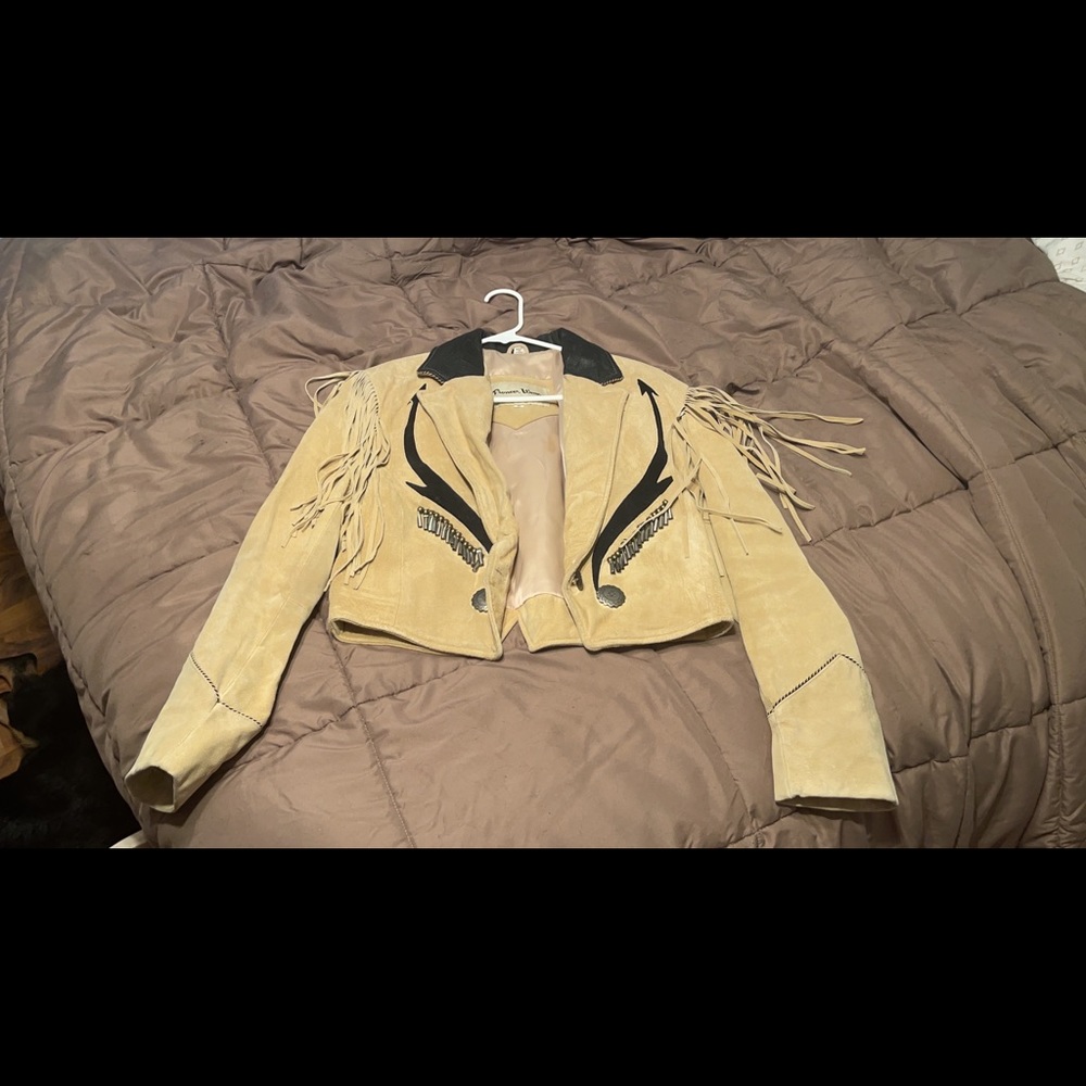 Vintage Pioneer Wear Fringe Jacket